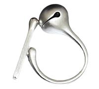 Stress Wooden Fish Ring Toys Sensory Finger Rings Adjustable Opening Anxiety Ring For Adults Stress Sensory Rings For Meditation And Relaxation Punk Jewelry Women (White, One Size)