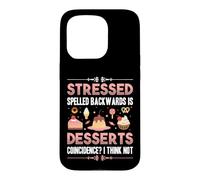 Stressed Backwards Desserts Baking With Family Hobby Baker Case for iPhone 15 Pro