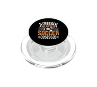 Stressed Blessed And Soccer Obsessed Fan Player PopSockets PopGrip for MagSafe