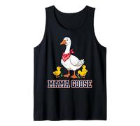 Stressed Mama Goose Goslings Graphic Water Bird Parent Tank Top