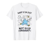 Stressed Nurse Scrubs Goose Not Silly Enough Funny T-Shirt