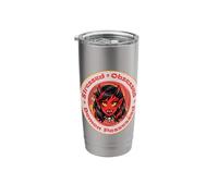 Stressed Obsessed Demon Possessed Menopause Satire Stainless Steel Insulated Tumbler