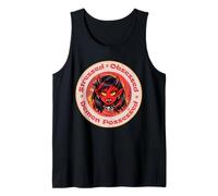 Stressed Obsessed Demon Possessed Menopause Satire Tank Top