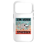 Stressed Possum Overwhelmed Critter Anxious Opossum Animal Case for iPhone 17 Pro