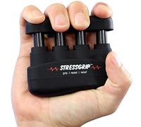 StressGrip - Stress Relief for Adults (Large) - A Stress & Anxiety Relief Device - Comfortable Hand Exerciser - Stress Reliever & Hand Gripper - Black