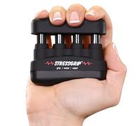 StressGrip - The Stress Ball for Adults (Medium) A Stress & Anxiety Relief Device - Comfortable Hand Exerciser - Stress Reliever & Hand Gripper - Black
