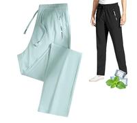 Stretch Active Pants for Women Over 50, Comfy Unisex Ice Silk Quick Drying Breathable Outdoor Hiking Pant