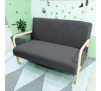 Stretch Arm Chair Covers,Mid-Century Modern Chair Cover Reading Armchair Covers Single Sofa Covers Wooden Arm Chair Cover Protector Living Room Hotel Decor, dark gray