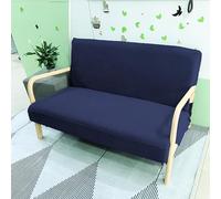 Stretch Arm Chair Covers,Mid-Century Modern Chair Cover Reading Armchair Covers Single Sofa Covers Wooden Arm Chair Cover Protector Living Room Hotel Decor,navy blue