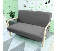 Stretch Arm Chair Covers,Mid-Century Modern Chair Cover Reading Armchair Covers Single Sofa Covers Wooden Arm Chair Cover Protector Living Room Hotel Decor, Ash