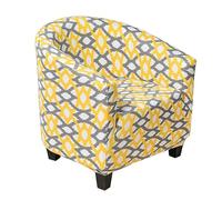 Stretch Armchair Cover - Tullsta Club Chair Protector for 1 Seater Cabriolet & Cocktail Chairs - Stylish & Easy to Clean Furniture Slipcover