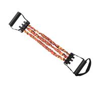 Stretch Bands for Exercise - Chest Expander and Pedal Puller,Latex Elastic 3-Hole Workout Resistance Stretcher for Yoga, Gym, Rehabilitation, Sports, Home