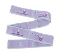 Stretch Bands For Exercise Yoga Strap 8-Section Elastic Stretching Belt Dance Band Resistance Bands Home Exercise Pull(N5)