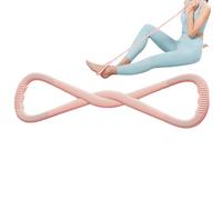 Stretch Bands for Training - Eight Shape Pilates Rope, Portable Stretch Bands for Arm Back Shaping Shoulder Leg Hip Muscle Training at Home On the Go