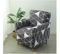 Stretch Banquet Armchair Slipcover - Jacquard High Back Tub Chair Cover, Elastic Removable Washable Single Armchair Seat Cover Anti-Slip Furniture Protector for Home Hotel Living Room (10,One Size)