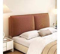Stretch Bed Headboard Slipcover Soft Fluffy Corduroy Cover for Double Single King Size Upholstered Backrest Support Washable Cushion for Reading Comfort