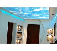 Stretch Ceiling with Motif Glossy Material 1m² Individeull Made to Measure with Welded Piping Ready to Assemble Large Assortment by Spanndo