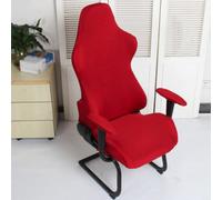 Stretch Chair Cover for Home Office, Elastic Armchair Seat Protector | Elastic Polyester Spandex Fabric Fits 80-88cm Back Height Soft Decorative Slipcover Dining Room Meeting Room Furniture