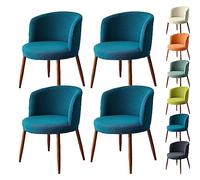 Stretch Chair Covers, 6-Pack, Low Back Elastic Slipcovers for Dining Room, Office,- Thickened Design for Easy Makeup and Enhanced Protection