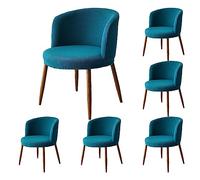 Stretch Chair Covers, 6-Pack, Low Back Elastic Slipcovers for Dining Room, Office,- Thickened Design for Easy Makeup and Enhanced Protection