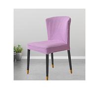 Stretch Chair Covers for Dining Room with Curved Back, Set of 2/4 Shell Chair Slipcover Modern Armless Bar Stools Covers Arc Shaped Chair Protector Washable