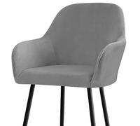 Stretch Chair Covers with Bonnet Backrest Universal Dining Chair Slipcovers with Chair Leg Caps 2/4/6 Pack Armchair Covers Perfect forHome Décor