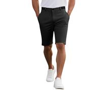 Stretch Chino Shorts For Men Uk Mens Flat Front Shorts Golf Dress Half Pants Knee Length Chino Bottoms Lightweight Casual Formal Short Pants Quick Dry Durable Trousers For Outdoor Walking