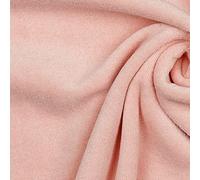 Stretch Cotton Terry Towelling Fabric Material - Dusty Pink, 1Mtr - 150cm x 100cm