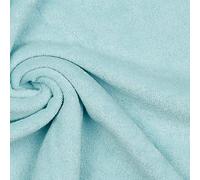 Stretch Cotton Terry Towelling Fabric Material - Pale Blue, 1Mtr - 150cm x 100cm