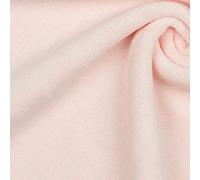 Stretch Cotton Terry Towelling Fabric Material - Pale Pink, 1Mtr - 150cm x 100cm