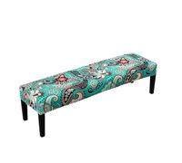 Stretch Dining Bench Cover Removable, Bench Slipcover Washable for Diningroom, Bench Protector Cover for Livingroom, Kitchen (D03)