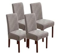 Stretch Dining Chair Cover, Universal Removable Washable Chair Protector Cover, for Home Restaurant Banquet Wedding Party,G,4pcs