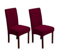 Stretch Dining Chair Cover, Universal Removable Washable Chair Protector Cover, for Home Restaurant Banquet Wedding Party,E,2pcs