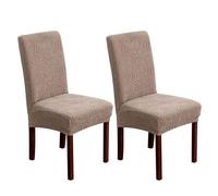 Stretch Dining Chair Cover, Universal Removable Washable Chair Protector Cover, for Home Restaurant Banquet Wedding Party,D,2pcs