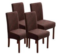 Stretch Dining Chair Cover, Universal Removable Washable Chair Protector Cover, for Home Restaurant Banquet Wedding Party,J,4pcs
