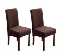 Stretch Dining Chair Cover, Universal Removable Washable Chair Protector Cover, for Home Restaurant Banquet Wedding Party,J,2pcs