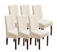 Stretch Dining Chair Cover, Universal Removable Washable Chair Protector Cover, for Home Restaurant Banquet Wedding Party,F,6pcs
