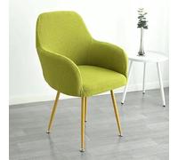 Stretch Dining Chair Covers with Armrests Set of 4 Removable & Washable DustProof Durable Fabric Perfect for Home Room Stylish Décor Upgrade (I 2Pcs)