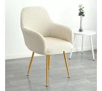 Stretch Dining Chair Covers with Armrests Set of 4 Removable & Washable DustProof Durable Fabric Perfect for Home Room Stylish Décor Upgrade (C 2Pcs)
