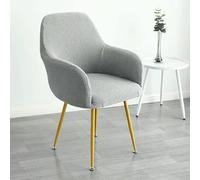 Stretch Dining Chair Covers with Armrests Set of 4 Removable & Washable DustProof Durable Fabric Perfect for Home Room Stylish Décor Upgrade (A 4Pcs)