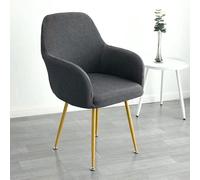 Stretch Dining Chair Covers with Armrests Set of 4 Removable & Washable DustProof Durable Fabric Perfect for Home Room Stylish Décor Upgrade (B 2Pcs)