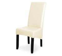 Stretch Dining Chair Slipcovers, Waterproof PU Leather Extra Large Dining Room Chair Covers Washable Removable Seat Covers Chair Protector for Kitchen Hotel Table Banquet ( Color : Beige , Size : 4PCS