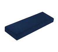 Stretch Dining Room Bench Covers - Soft Upholstered Bench Slipcover Removable Washable Bench Seat for Living Room, Kitchen, Bedroom, Blue