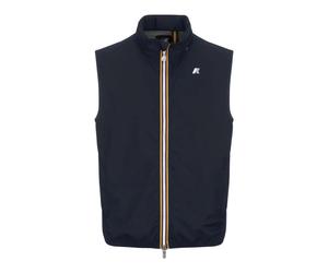 Stretch Dot Sleeveless Jacket, male, K-Way, Waistcoats, Blue, M, Jackets M