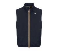 Stretch Dot Sleeveless Jacket, male, K-Way, Waistcoats, Blue, S, Jackets S