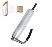 Stretch Film Dispenser - Industrial Wrap Holder, Adjustable Tension Device | Heavy-Duty Shrink Wrap Tool With Extended Grip Handle, Packaging Equipment For Secure Pallet Wrapping, Warehouse Shipping