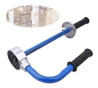 Stretch Film Dispenser, Stainless Steel Shrink Wrap Holder, Adjustable Height for Easy Use in Packing Parcels, Cartons & Luggage, 30-50cm