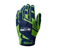 Stretch Fit Youth Receivers Gloves GREEN