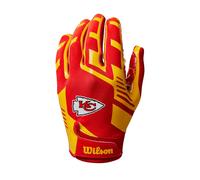 Stretch Fit Youth Receivers Gloves RED