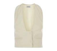 Stretch Gabardine Vest - female - Andamane - Waistcoats - White - XS - Jackets XS
